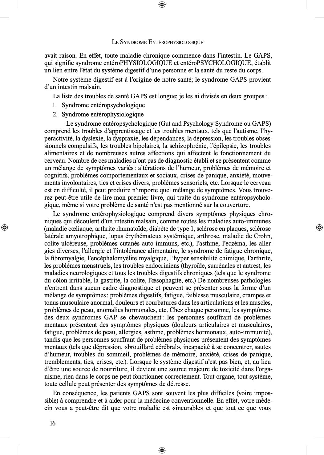 Le syndrome entéroPHYSIOLOGIQUE – Gut and physiology Syndrome (GAPS) - VERSION NUMERIQUE – Image 4